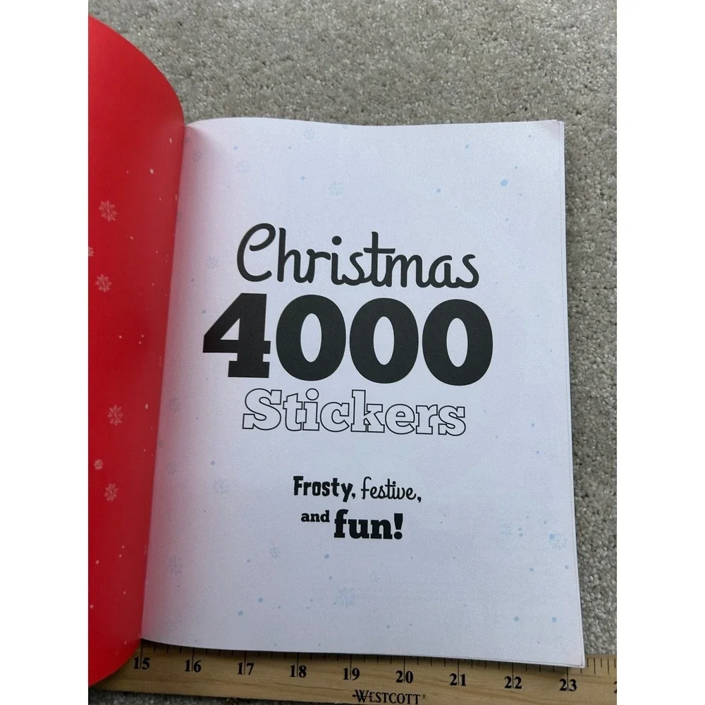 Christmas 4000 Stickers Rachel Gippetti 2015 Activity Book‎ Parragon
